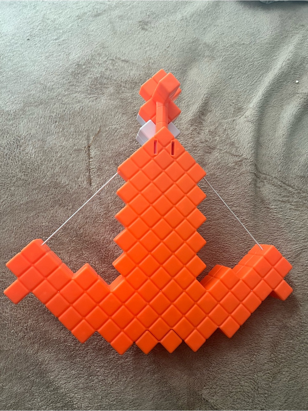 Orange Pixel Anchor Wall Art - Unbranded